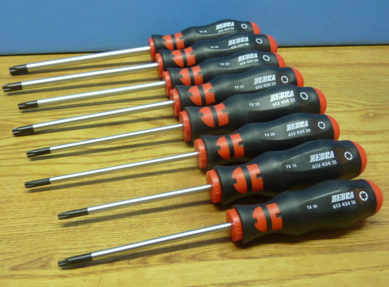 Würth Zebra Torx Schraubendreher Satz Schraubendrehersatz Set 8 Teilig